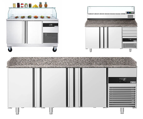 Pizza Hazırlık Tezgahları & Saladetler