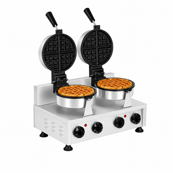 Çiftli Amerikan Waffle Makinesi - Elektrikli - Zamanlayıcılı
