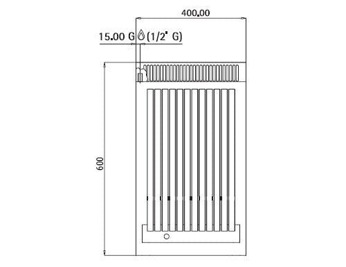 Gazlı Lav Taşı Izgara - 5,5 kW- Devrilir Izgara