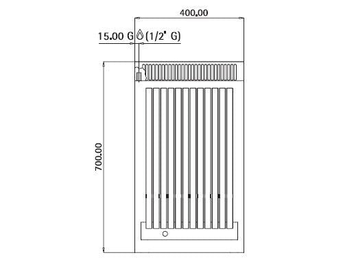 Gazlı Lav Taşı Izgara - 5,5 kW- Devrilir Izgara - 1 Kapılı Alt Stand Dahil