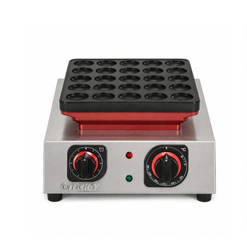Tekli Poffertjes Waffle Makinesi - Elektrikli - Zamanlayıcılı