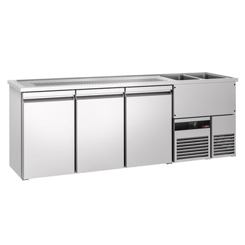 Bira Tezgahı - 2500x700mm - 3 Kapılı