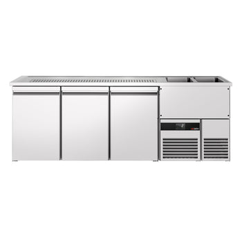 Bira Tezgahı - 2500x700mm - 3 Kapılı