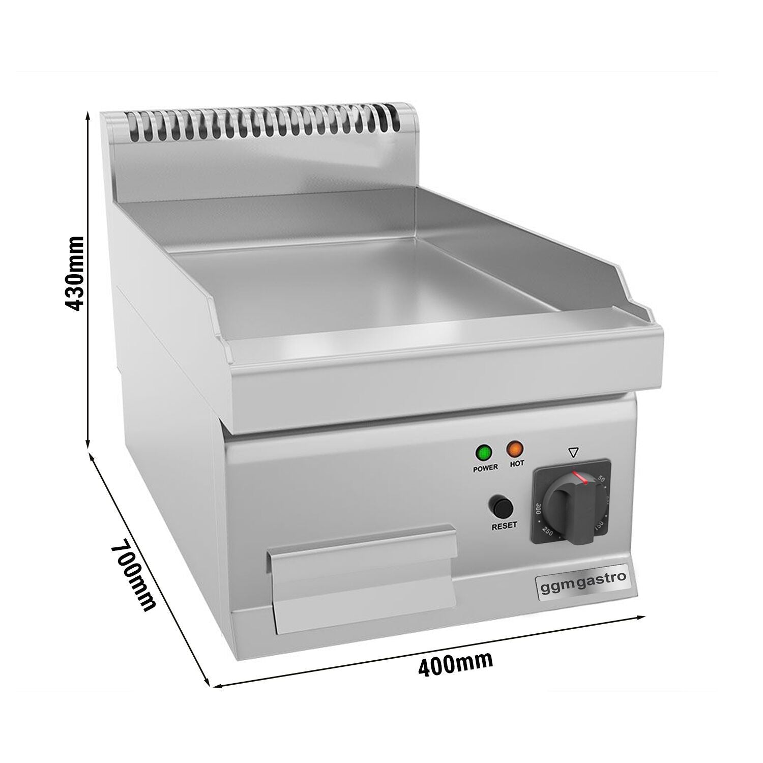 Elektrikli Pleyt Izgara- 3,6 kW - Pürüzsüz