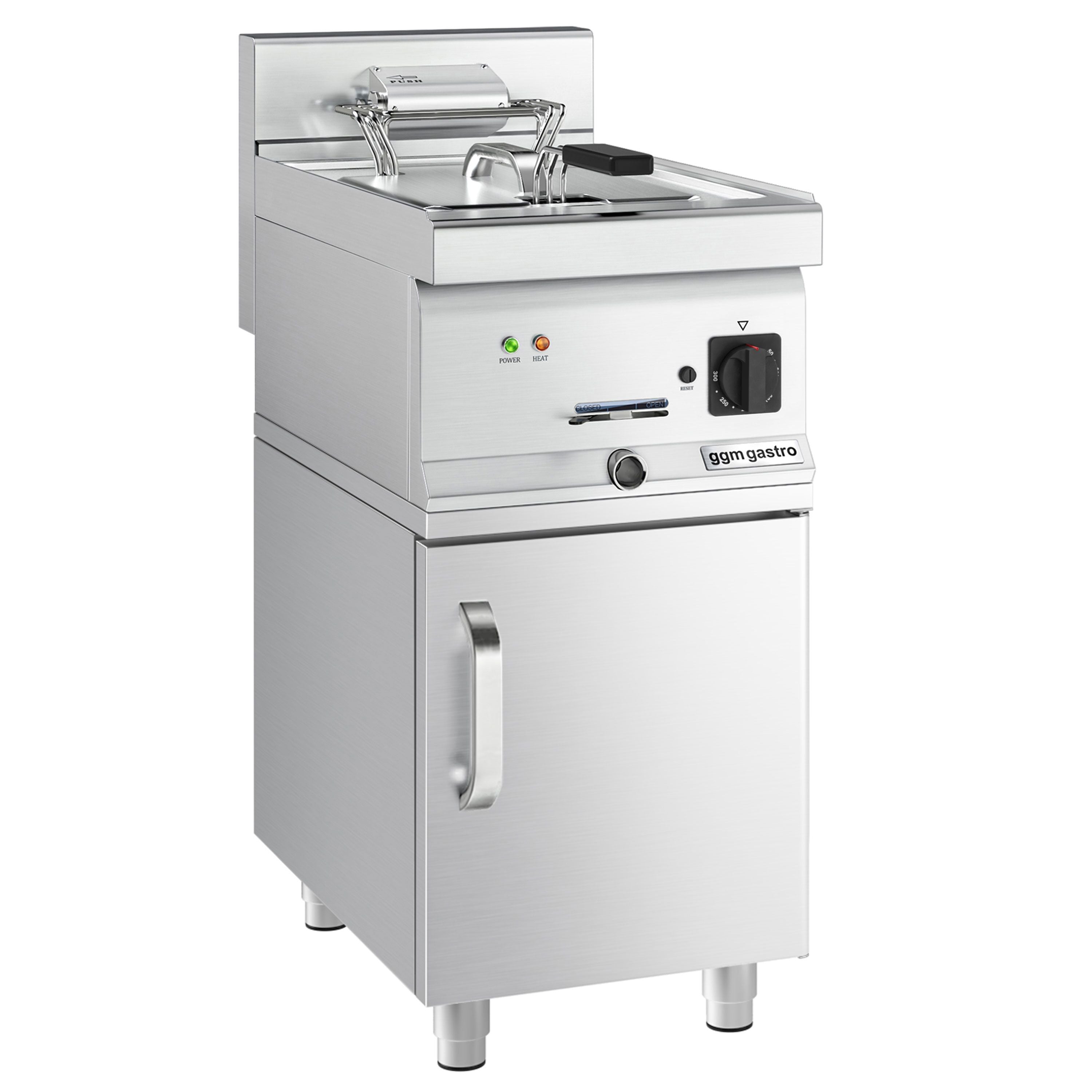 Elektrikli Fritöz - 10 Lt. - 9 kW - 1 Kapılı Alt Stand Dahil