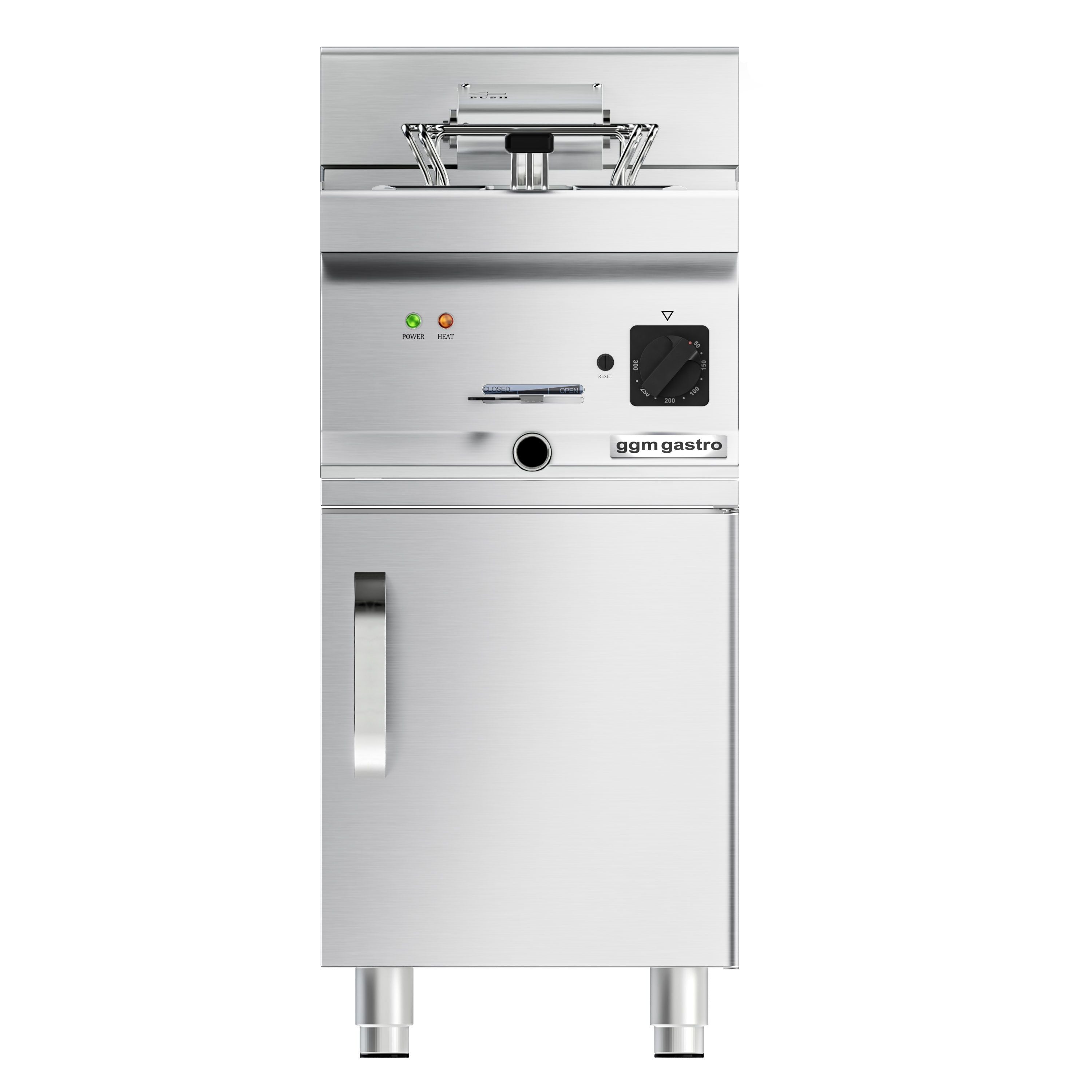 Elektrikli Fritöz - 10 Lt. - 9 kW - 1 Kapılı Alt Stand Dahil