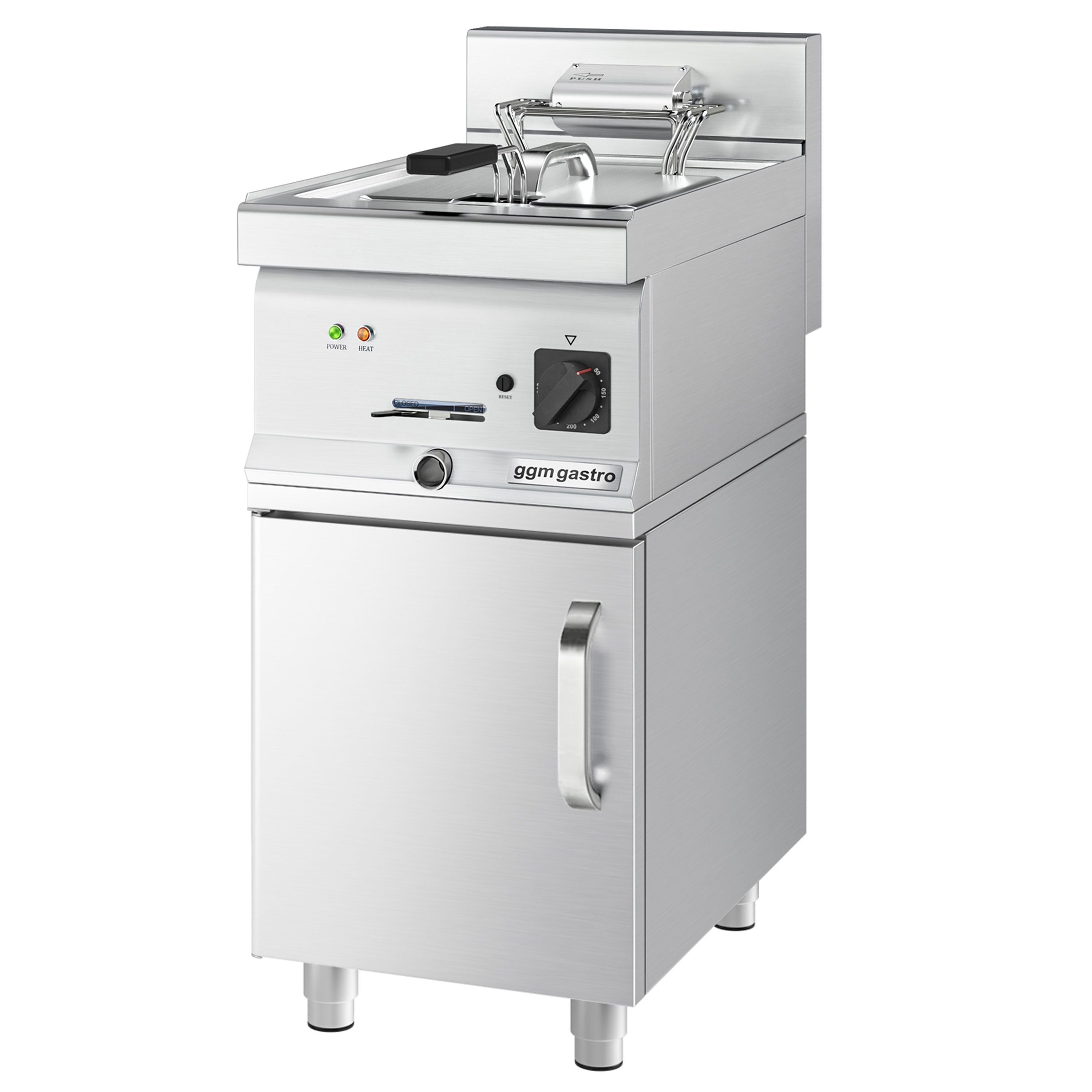 Elektrikli Fritöz - 10 Lt. - 9 kW - 1 Kapılı Alt Stand Dahil