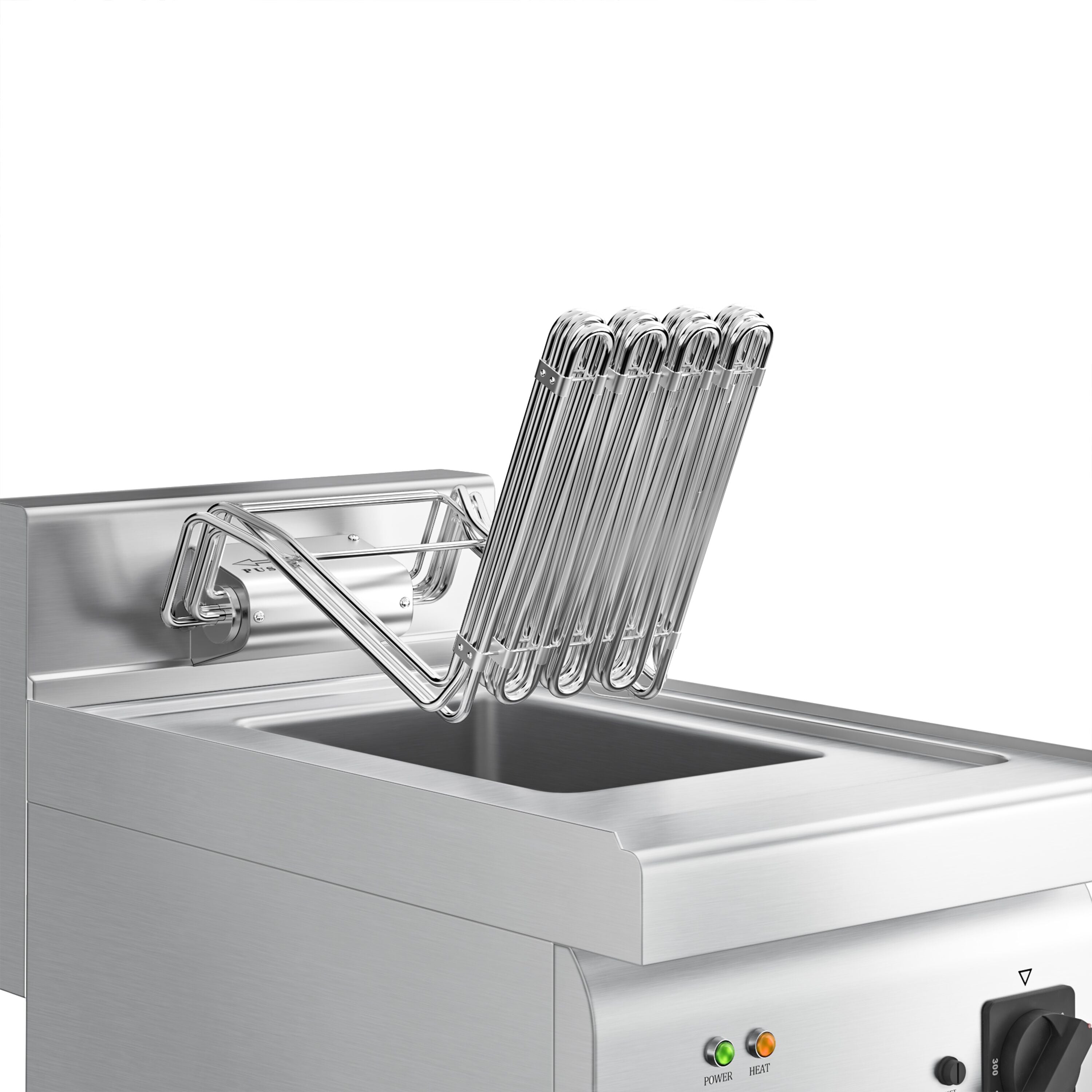 Elektrikli Fritöz - 10 Lt. - 9 kW - 1 Kapılı Alt Stand Dahil