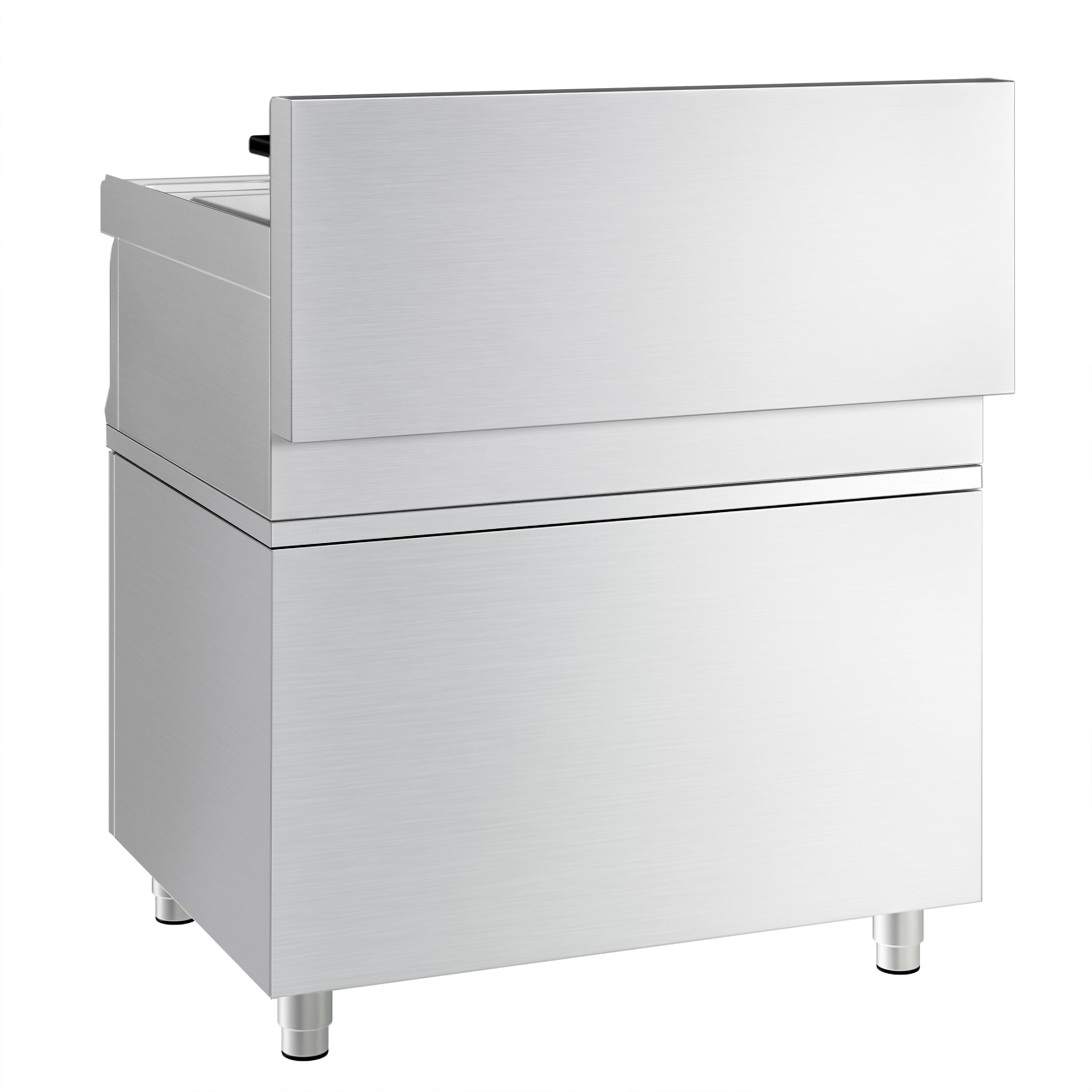 Elektrikli çiftli Fritöz - 10+10 Lt. - 18 kW -2 Kapılı Alt Stand Dahil