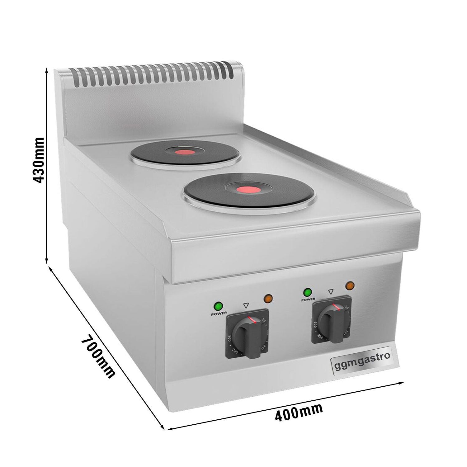 Elektrikli Ocak - 4,6 kW - 2 Yuvarlak Pleyt