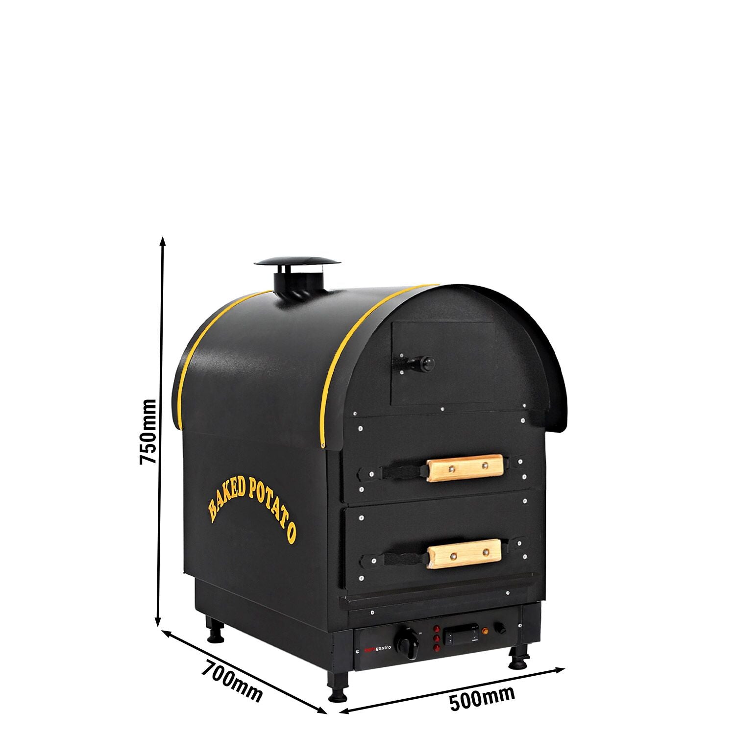 Elektrikli Kumpir Fırını - Dijital - 3 kW - 2 Çekmeceli