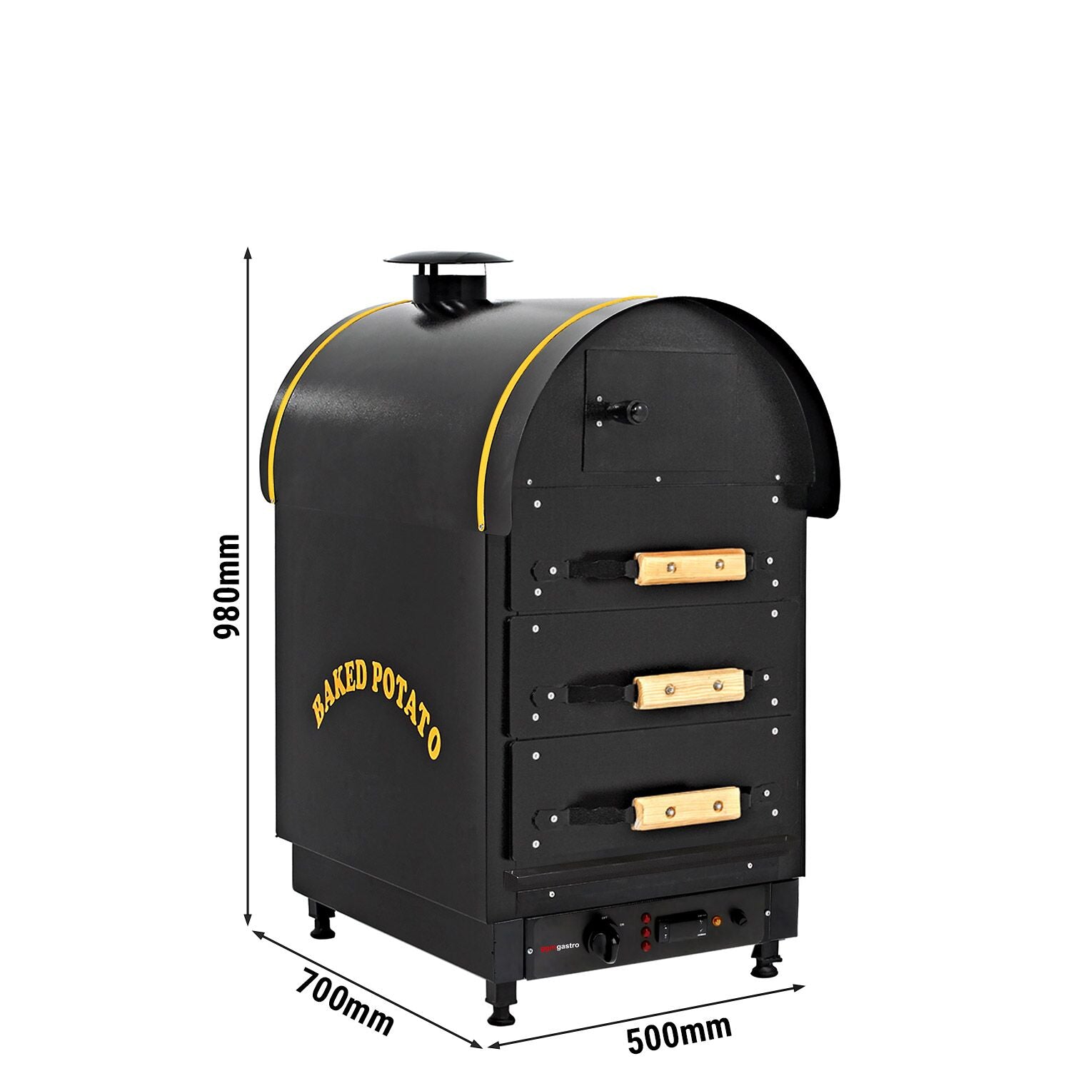 Elektrikli Kumpir Fırını - Dijital - 4,5 kW - 3 Çekmeceli