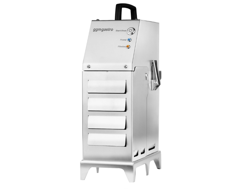 Maks. 12 Litrelik Fritözler için Taşınabilir Kızartma Yağı Filtresi - 30 Litre/Dakika