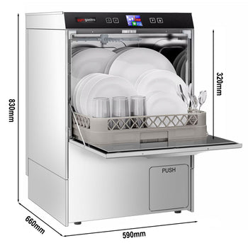 Bulaşık Makinesi - Dijital - 3,55 kW - Deterjan, Parlatıcı ve Tahliye Pompalı