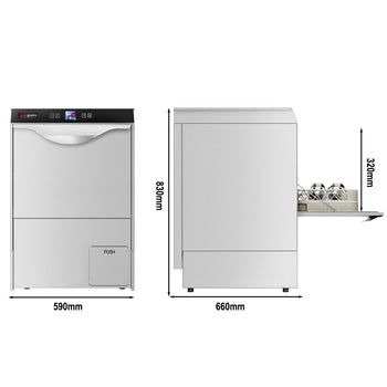 Bulaşık Makinesi - Dijital - 3,55 kW - Deterjan, Parlatıcı ve Tahliye Pompalı