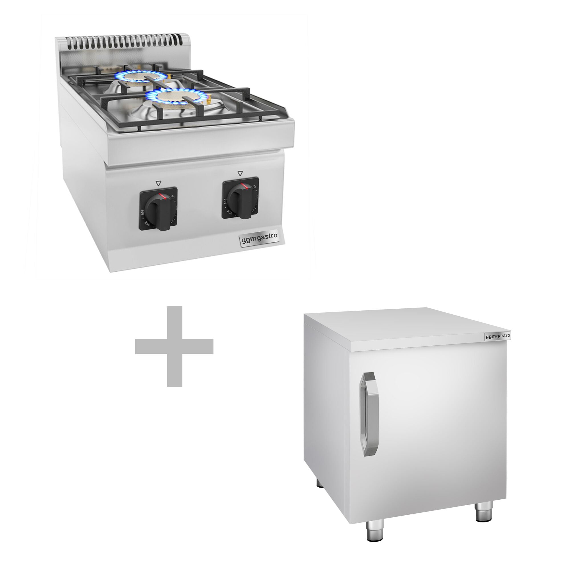 Gazlı Ocak - 10 kW - 2 Gözlü - 1 Kapılı Alt Stand Dahil