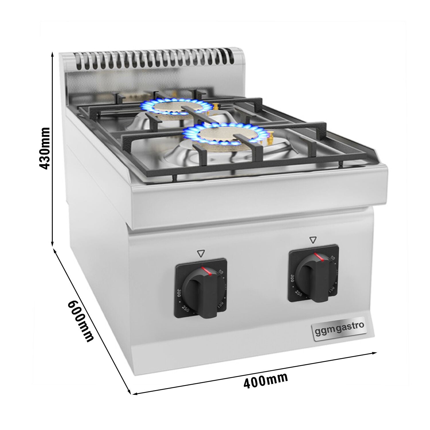 Gazlı Ocak - 10 kW - 2 Gözlü