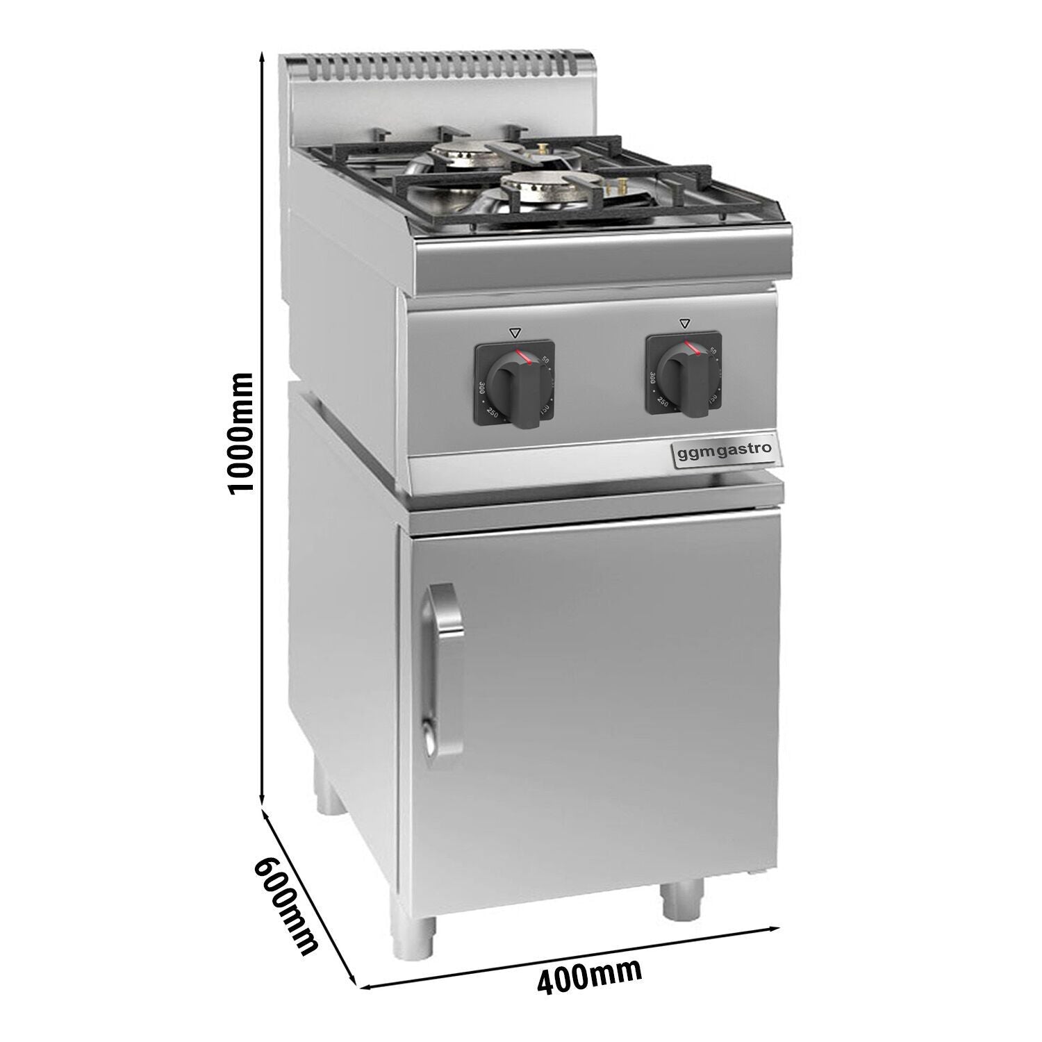 Gazlı Ocak - 7 kW - 2 Gözlü - 1 Kapılı Alt Stand Dahil