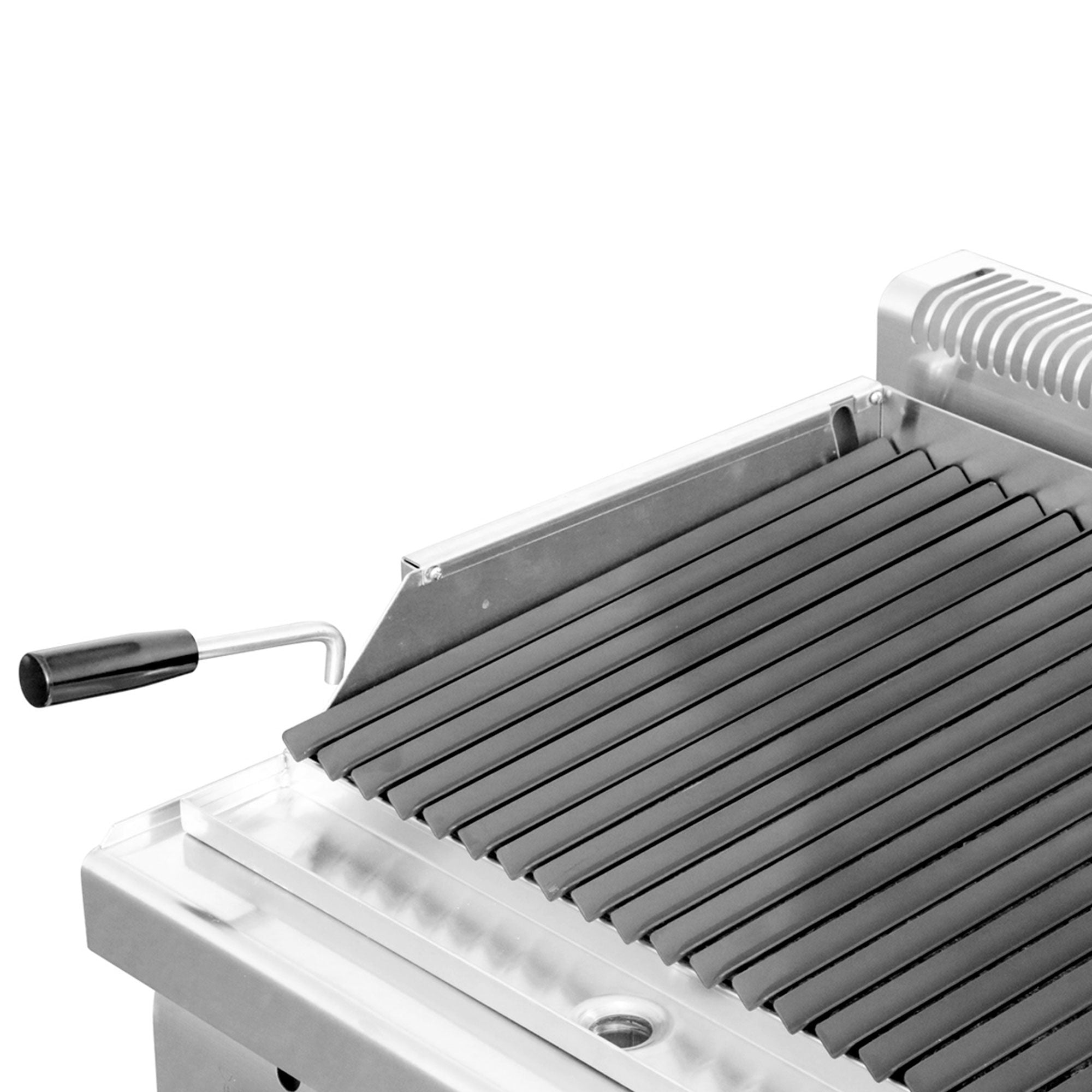 Gazlı Lav Taşı Izgara - 10,6 kW- Devrilir Izgara