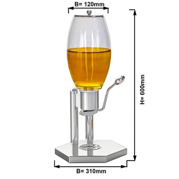 Bal Dispenseri - 5 Litre - Krom