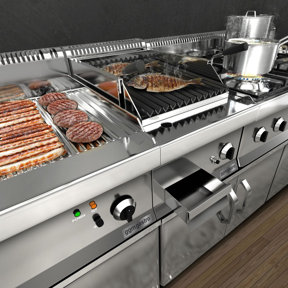Patates Dinlendirme Ünitesi -1,17 kW - 1x GN 1/2 - 1 Kapılı Alt Stand Dahil