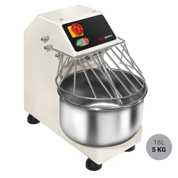 Hamur Yoğurma Makinesi - 16 Lt. / 5 Kg - Sabit Hazneli - 400 V