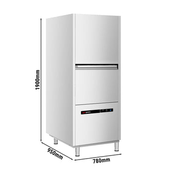 Çift Cidarlı Tencere Yıkama Makinesi - 16,7 kW - Deterjan ve Tahliye Pompası ile