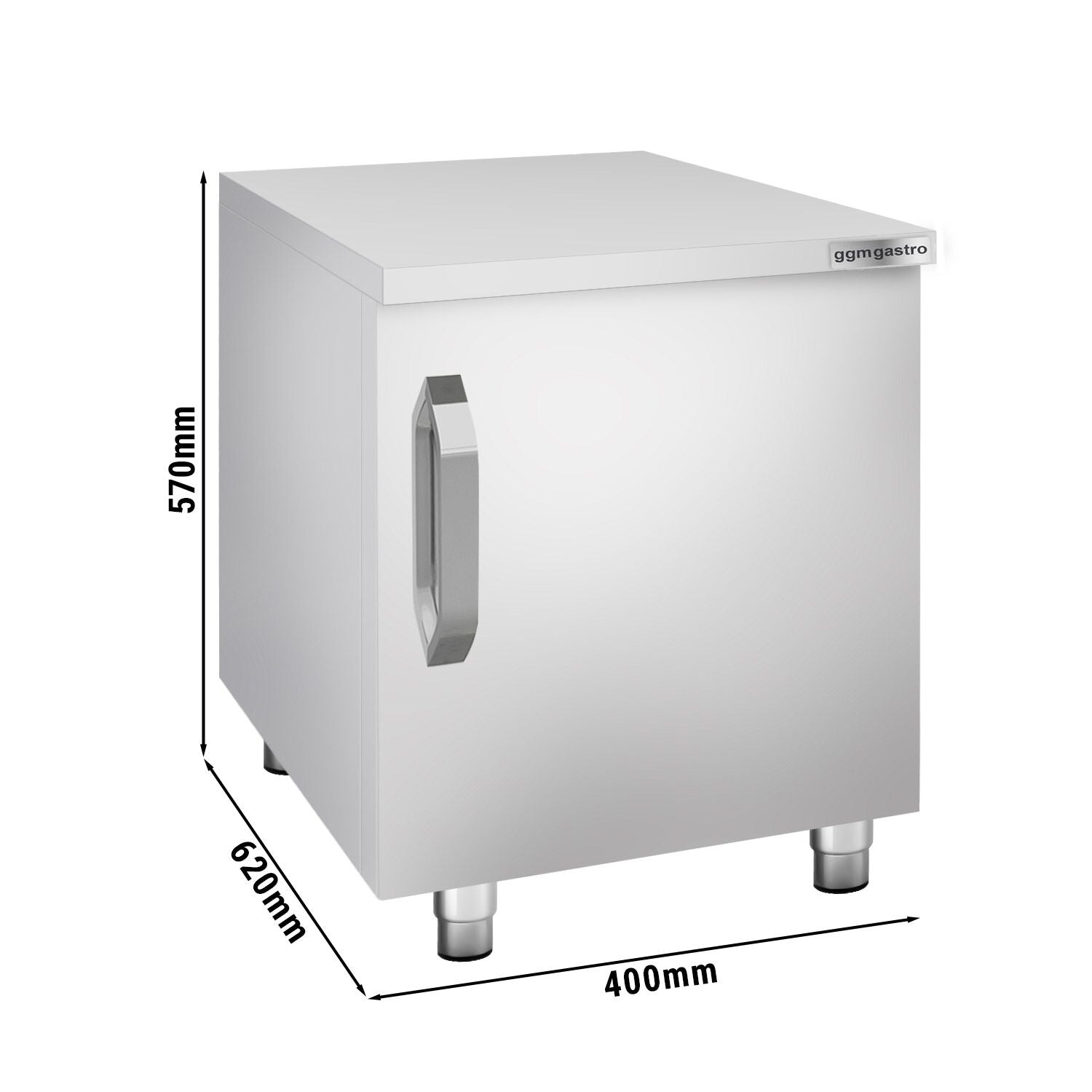 Paslanmaz Çelik Alt Stand - 400mm - 1 Kapılı