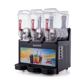 Slush Triple Allure, Granita, Milkshake Dispenseri, 12+12+12 Lt - Siyah - Samixir
