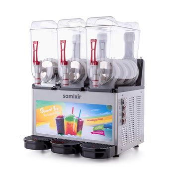 Slush Triple Allure, Granita, Milkshake Dispenseri, 12+12+12 Lt - Inox - Samixir