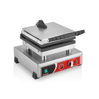 Dörtlü Kare Model Waffle Makinesi - Elektrikli - SilverInox