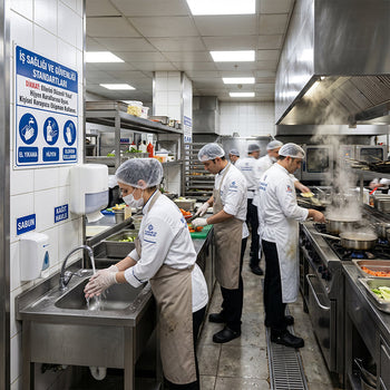Endüstriyel Mutfaklarda Güvenli Çalışma ve İş Sağlığı Standartları - GGM Gastro