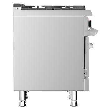 Fırınlı Kuzine - 49kW - 6 Gözlü - Fırınlı - Gazlı Fırın - Statik - 10kW