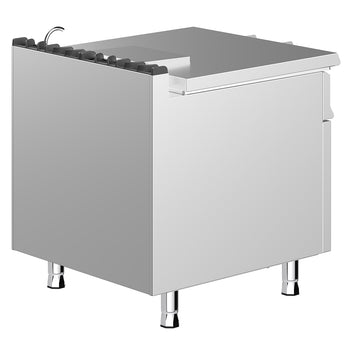 900 Seri Devrilir Tava - Gazlı - 80L - 20,5kW - Manuel Kaldırma (El Çarklı) - Su Doldurma Musluklu