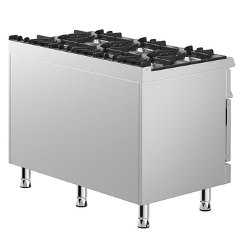 Fırınlı Kuzine - 45kW - 6 Gözlü - Fırınlı - Gazlı Fırın Statik - 6kW