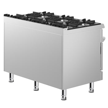 Fırınlı Kuzine - 49kW - 6 Gözlü - Fırınlı - Gazlı Fırın - Statik - 10kW