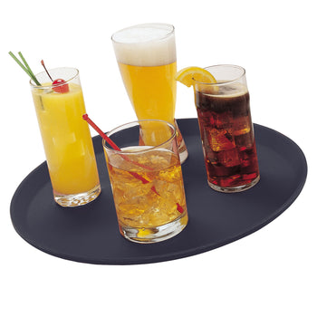 Fiberglas Tepsi - Yuvarlak - ø 405mm - Yüksek Profil - Siyah - CAMTREAD® | CAMBRO - (12 adet)