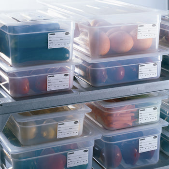 Polipropilen GN Küvet 1/2 - Yarı Saydam - Yükseklik: 150 mm | CAMBRO - (6 adet)