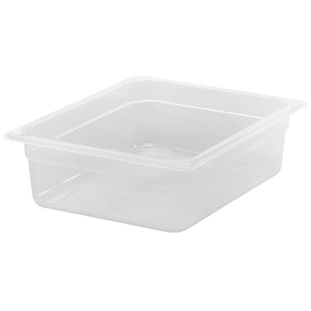 Polipropilen GN Küvet 1/2 - Yarı Saydam - Yükseklik: 100 mm | CAMBRO - (6 adet)