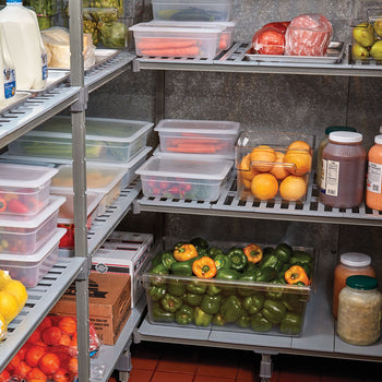Polipropilen GN Küvet 1/2 - Yarı Saydam - Yükseklik: 100 mm | CAMBRO - (6 adet)