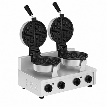 Çiftli Amerikan Waffle Makinesi - Elektrikli - Zamanlayıcılı