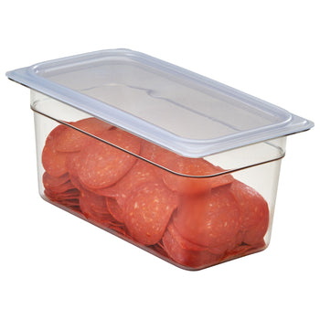 Polipropilen GN Kapak 1/3 - Hava Geçirmez - Yarı Saydam | CAMBRO - (6 adet)
