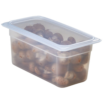 Polipropilen GN Kapak 1/3 - Hava Geçirmez - Yarı Saydam | CAMBRO - (6 adet)