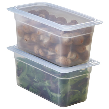 Polipropilen GN Kapak 1/3 - Hava Geçirmez - Yarı Saydam | CAMBRO - (6 adet)