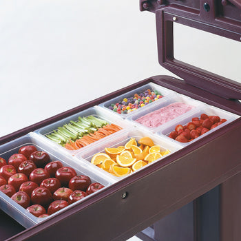 Polipropilen GN Küvet 1/3 - Yarı Saydam - Yükseklik: 100 mm | CAMBRO - (6 adet)