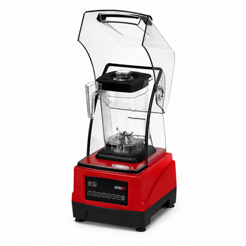 Buz Kırıcı Sessiz Dijital Bar Blender - 2 Lt - 2,2 kW - Kırmızı