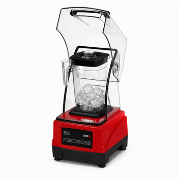 Buz Kırıcı Sessiz Dijital Bar Blender - 2 Lt - 2,2 kW - Kırmızı