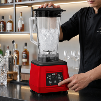 Buz Kırıcı Dijital Bar Blender - 3 Lt. - 2,2 kW - Kırmızı