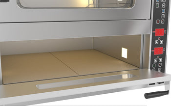 Kombi Fırın - Dijital - Konveksiyonel Fırın - 4x EN 60x40 & Pizza Fırını - 7x Ø 25cm