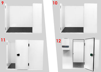 Derin Dondurucu Oda -2100x2100mm - 6,1m³ - Perde dahil